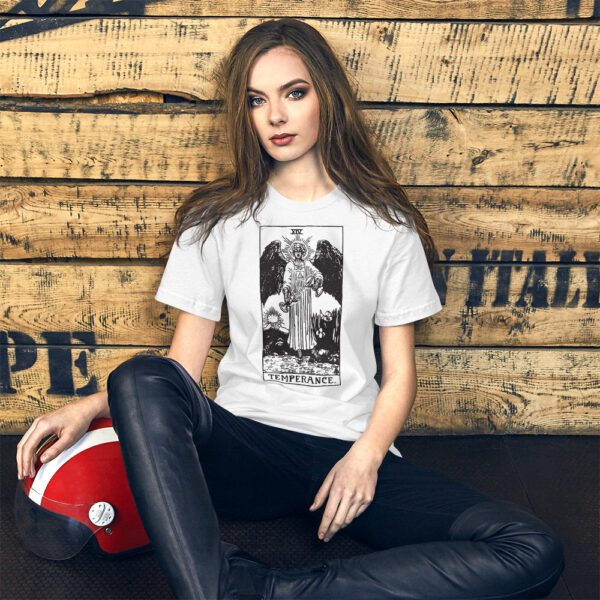 Tarot Cards - Temperance - Unisex T-Shirt - Image 2