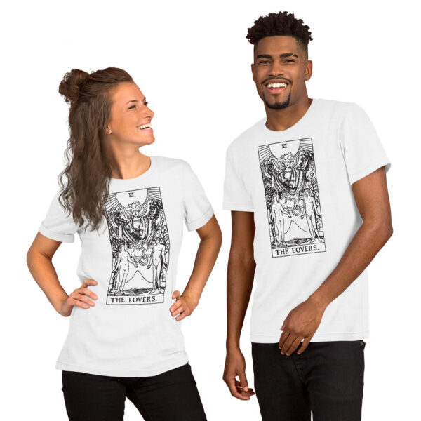 Tarot Card - The Lovers - Short-Sleeve Unisex T-Shirt