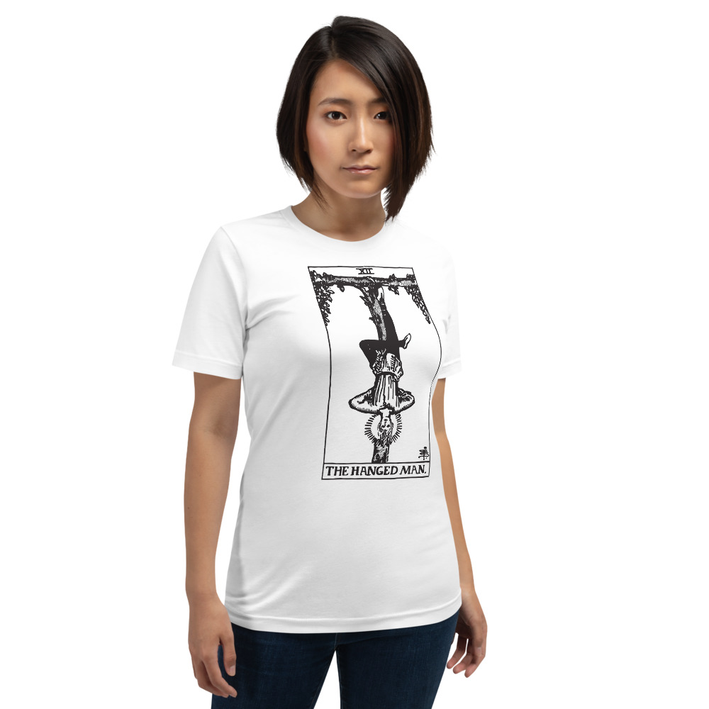 Tarot Card - The Hangedman - Short-Sleeve Unisex T-Shirt - Image 2
