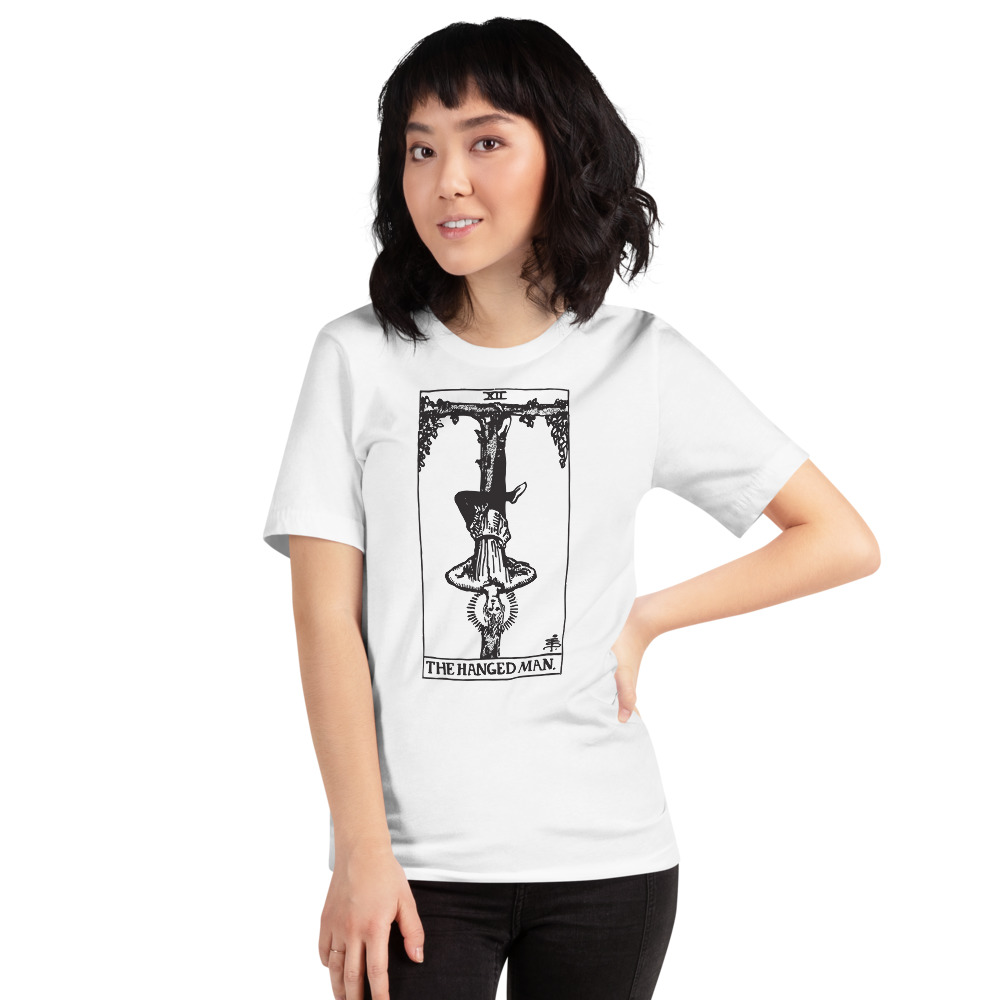 Tarot Card - The Hangedman - Short-Sleeve Unisex T-Shirt - Image 3