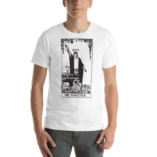 Tarot Card - The Magician - Short-Sleeve Unisex T-Shirt - Image 2