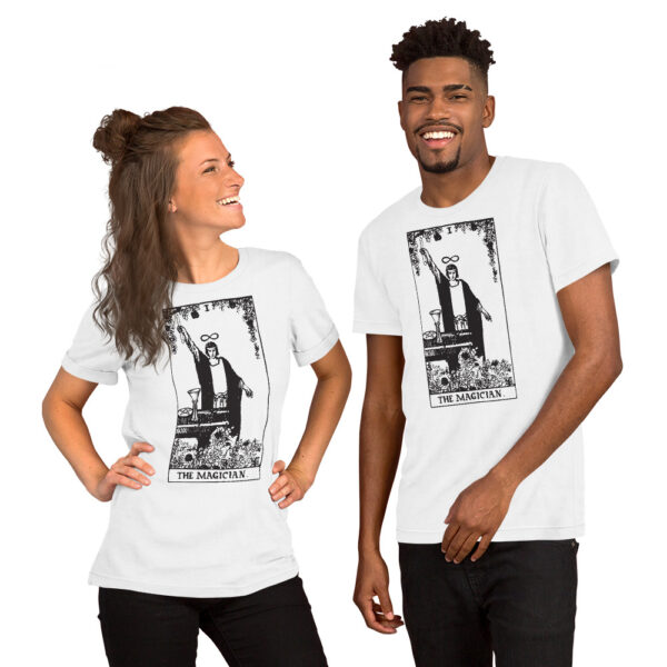 Tarot Card - The Magician - Short-Sleeve Unisex T-Shirt - Image 4