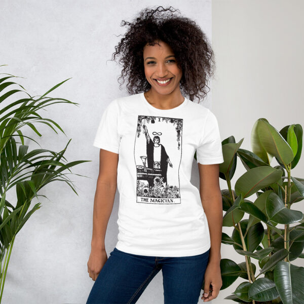 Tarot Card - The Magician - Short-Sleeve Unisex T-Shirt - Image 5