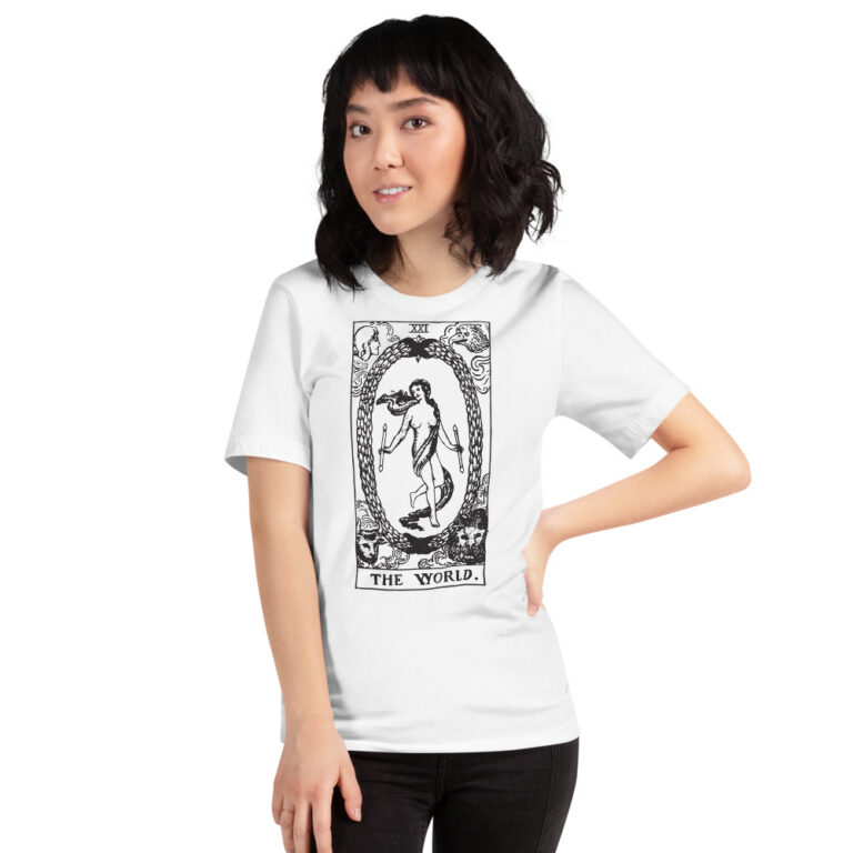 Tarot Card - The World - Short-Sleeve Unisex T-Shirt