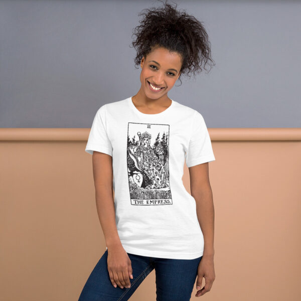 Tarot Card - The Empress - Short-Sleeve Unisex T-Shirt - Image 3