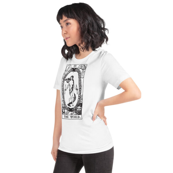 Tarot Card - The World - Short-Sleeve Unisex T-Shirt - Image 5