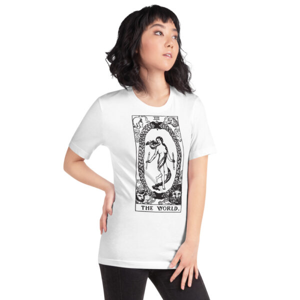 Tarot Card - The World - Short-Sleeve Unisex T-Shirt - Image 6