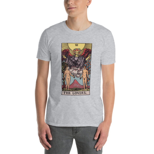 The Lovers Tarot Short-Sleeve Unisex T-Shirt - Image 6