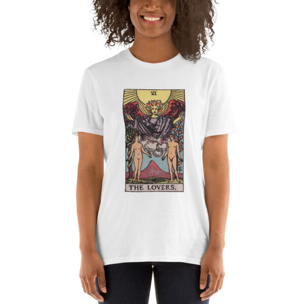The Lovers Tarot Short-Sleeve Unisex T-Shirt - Image 2