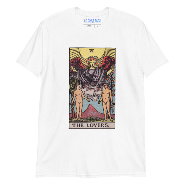 The Lovers Tarot Short-Sleeve Unisex T-Shirt - Image 3